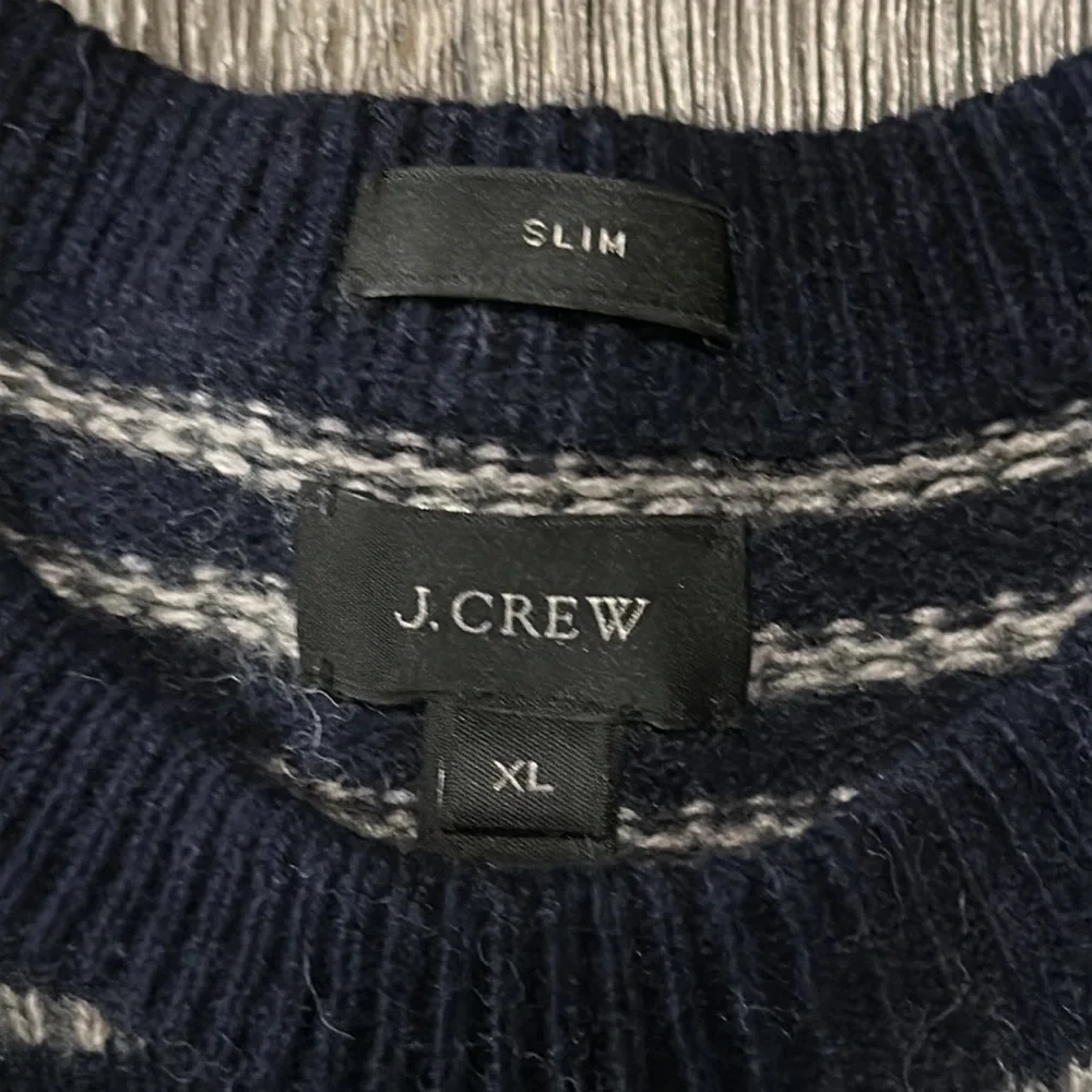J Crew Men's Softspun Ditty Stripe Sweater
